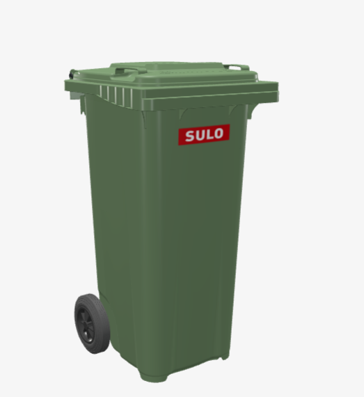 Сміттєвий бак SULO пластиковий зелений 120л